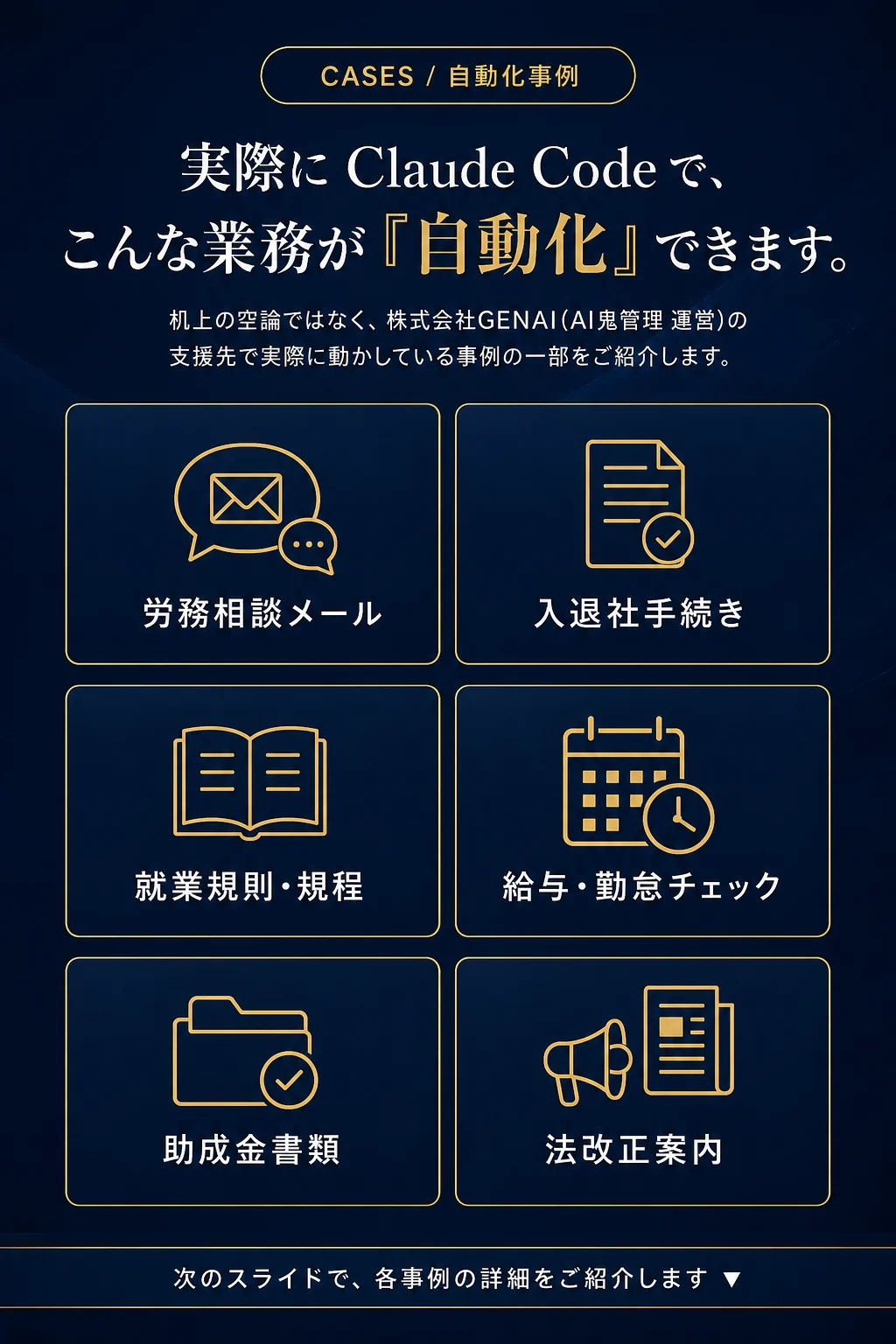 実際に、Claude Code でこんな業務が自動化できます - AI鬼管理の支援先の事例
