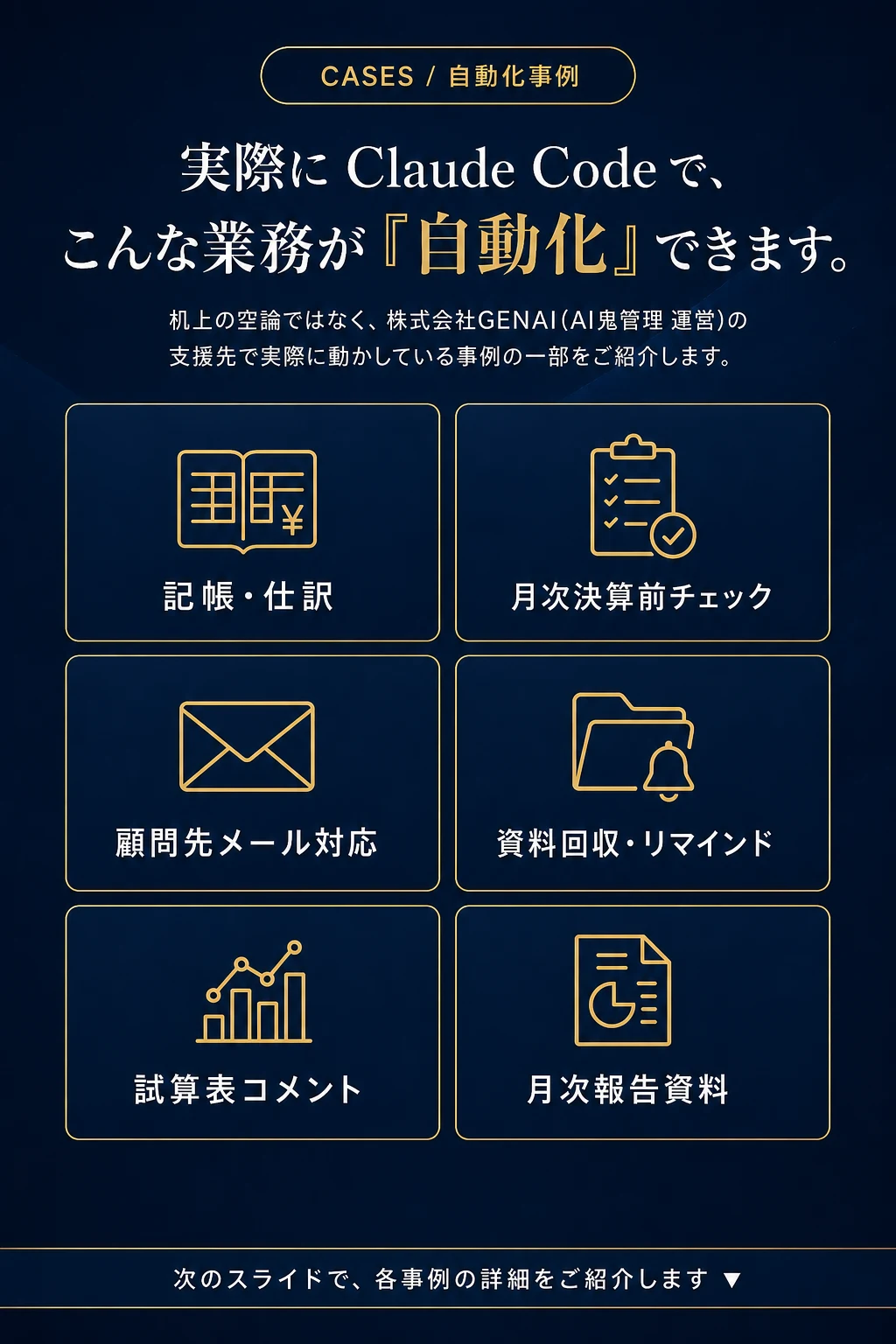 実際に、Claude Code でこんな業務が自動化できます - AI鬼管理の支援先の事例